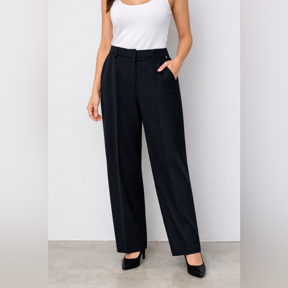 TOMMY HILFIGER || Navy Tailored Trousers. Sz. 14